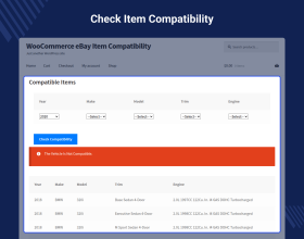 eBay Item Compatibility for WooCommerce
