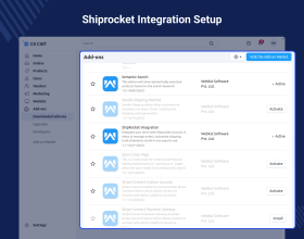 CS-Cart Shiprocket Integration
