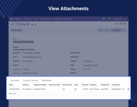 Odoo Website Helpdesk & Support System