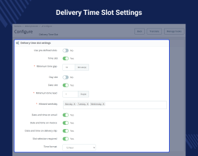 Prestashop Delivery Time Slot