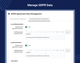 Prestashop GDPR Compliance | Data Protection & EU Cookie Law