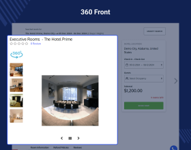 QloApps Room Type 360 Degree View