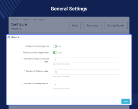 Prestashop Product FAQ 