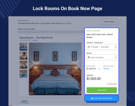 QloApps Hold / Lock Rooms