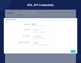 Prestashop DHL Shipping with Label Print - API Based Shipping