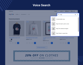 PrestaShop Voice Search