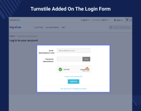 PrestaShop Cloudflare Turnstile