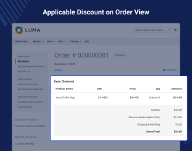 Magento 2 Recurring Plan for Discount