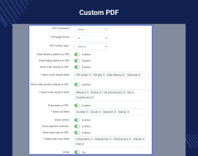 PrestaShop Order Multiple PDF Generator