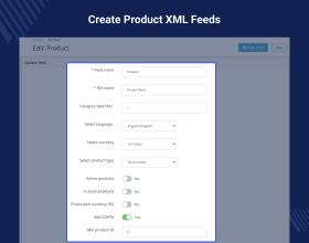 Prestashop Product Info XML Feeds