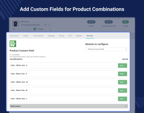 Prestashop Product Custom Field