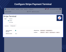Odoo Stripe Terminal Integration