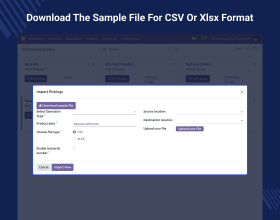 Odoo Advance Pickings Import