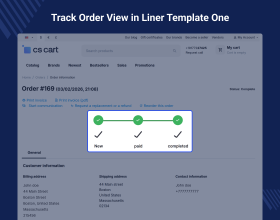 CS-Cart Order Status Tracker