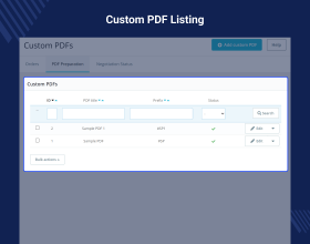 PrestaShop Order Multiple PDF Generator