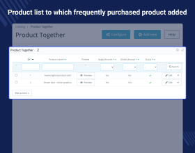 PrestaShop Frequently Purchased Together