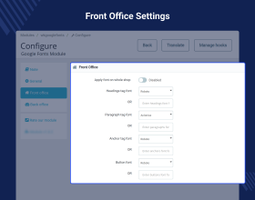 Prestashop Google Fonts