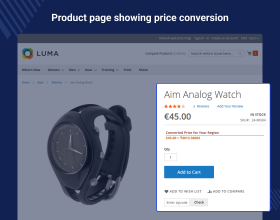 Magento 2 Geolocation Currency Converter