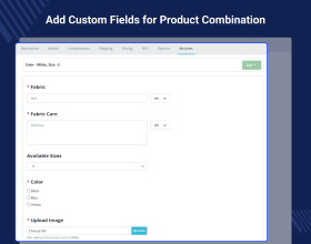 Prestashop Product Custom Field