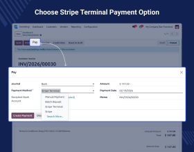 Odoo Stripe Terminal Integration