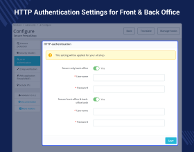 Prestashop Security | Firewall | 2FA | Content Protection