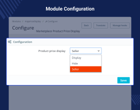 Prestashop Marketplace Price Display Customization