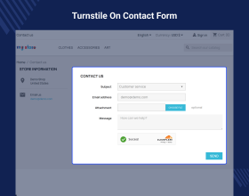 PrestaShop Cloudflare Turnstile