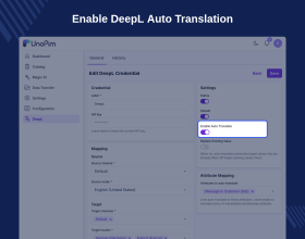 UnoPim DeepL Translation Module