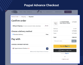 Odoo Website Paypal Advance Checkout Payment Acquirer