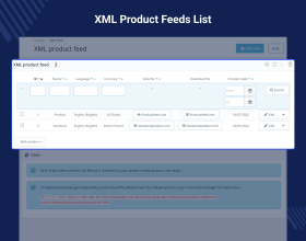 Prestashop Product Info XML Feeds
