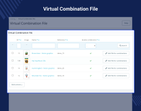 Prestashop Virtual Product Combination