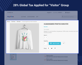 PrestaShop Customer Group Wise Product Tax