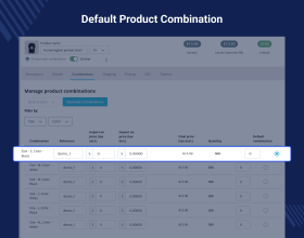 Prestashop Change Default Combination When Out of Stock