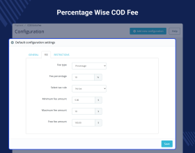 Prestashop Cash On Delivery (COD) | Charge Additional Fee