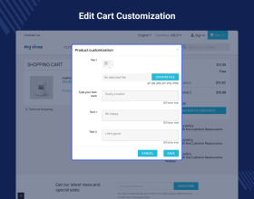 Prestashop Add Product with Customization Directly into Cart