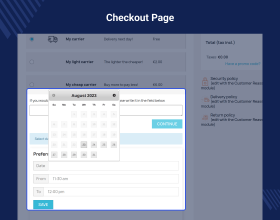 Prestashop Delivery Time Slot