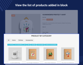 Prestashop Custom and Category Product Blocks