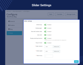 Prestashop WordPress Blog