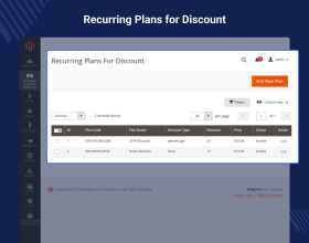 Magento 2 Recurring Plan for Discount