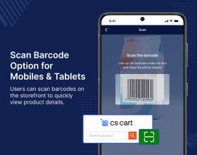 CS-Cart Product Search By Barcode