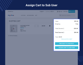 PrestaShop Add Sub-User Account for Buying