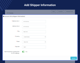 Prestashop UPS Shipping