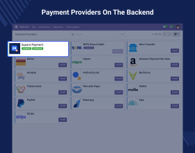 Odoo Website Square Payment Acquirer