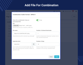 Prestashop Virtual Product Combination