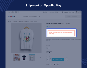 Prestashop Shipment Timer