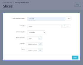 Prestashop Spin and Win