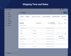 CS-Cart Aramex Connect Shipping