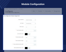 Prestashop Product Image Zoom