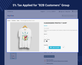 PrestaShop Customer Group Wise Product Tax