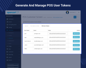 Opencart POS Customer Screen